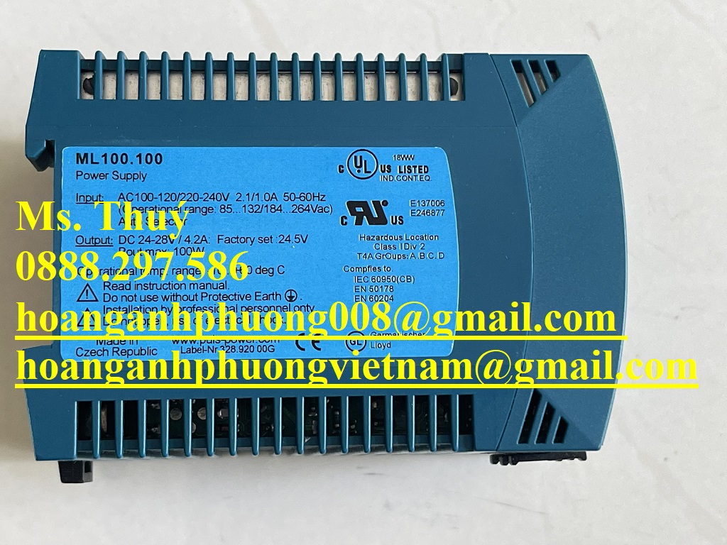 Bình Dương - Phân phối bộ nguồn PULS ML100.100 giá tốt